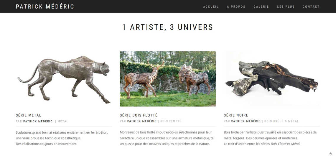 Site web one page